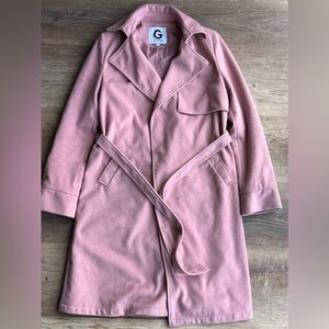 Women’s Pink GUESS pea coat size M